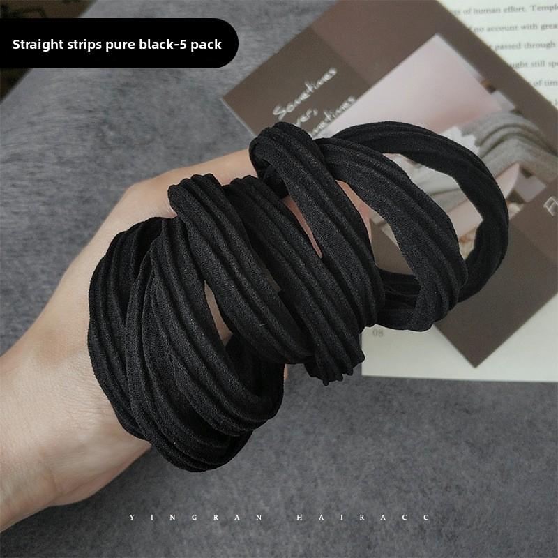 Highly Elastic Gentle on Hair Thickened Minimalist Durable Large Hair Tie