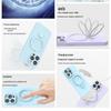 iPhone 17 Pro Max Liquid Silicone Magnetic Rotating Stand Protective Phone Case