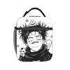 Japan Anime Choso Insulated Lunch Bag High Capacity Jujutsus Kaisens Anime Meal Container Cooler Bag Tote Lunch Box