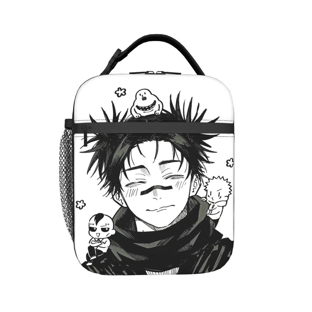 Japan Anime Choso Insulated Lunch Bag High Capacity Jujutsus Kaisens Anime Meal Container Cooler Bag Tote Lunch Box