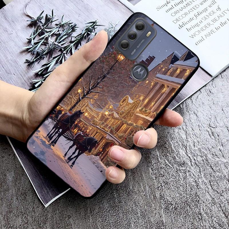 

Phone Case For Moto G85 G55 G05 G14 G75 G31 G50 G10 G20 G30 G60 G13 G32 G84 G54 G53 G72 G24 Power Winter Christmas Moto G24