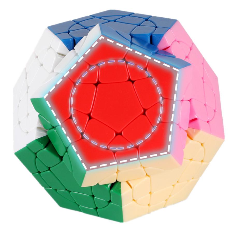 Sengso Circular Megaminx Cube II V2 Professional 3x3 Cube Puzzle Toys For Children Kids Gift Cubo Magico Toys