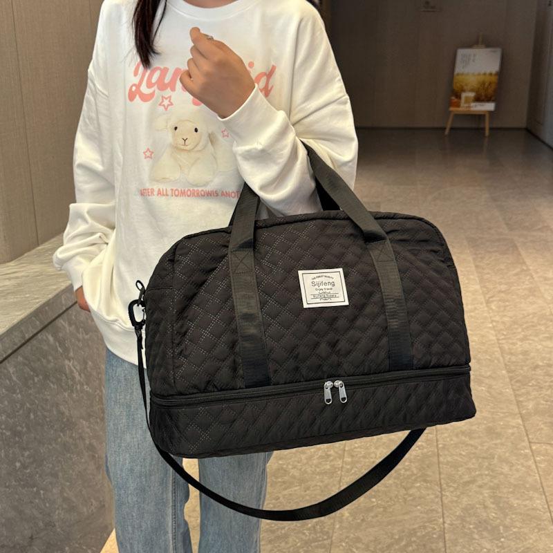 Large-capacity waterproof travel bag, business trip travel can be set, tie rod storage bag, hand luggage bag, moving and delivery bag.