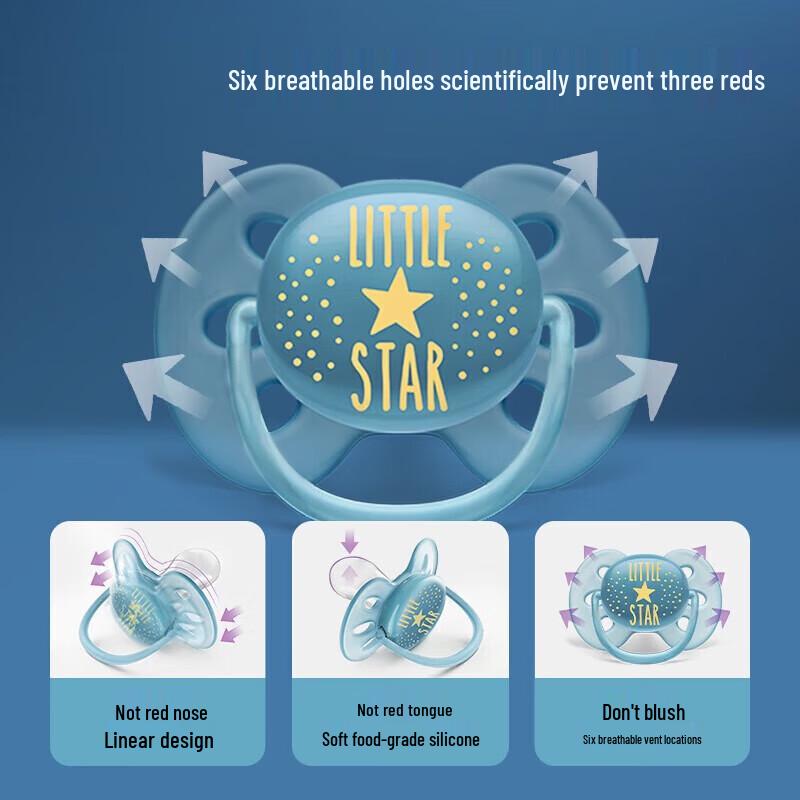 Philips Avent Silicone Soothers 2-Pack