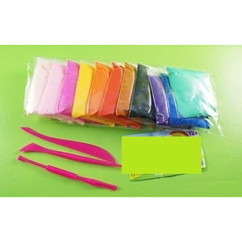 Eclet (Pack Of 1Air Dry Clay, Colorful Children Soft Clay, Creative Art Crafts, Gifts For Kids-Multi Color. Non-Toxic Mo