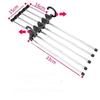 Multifunctional Super Practical Stainless Steel Tube Five In One Pants Rack Magic Pants Rack Space Hanger