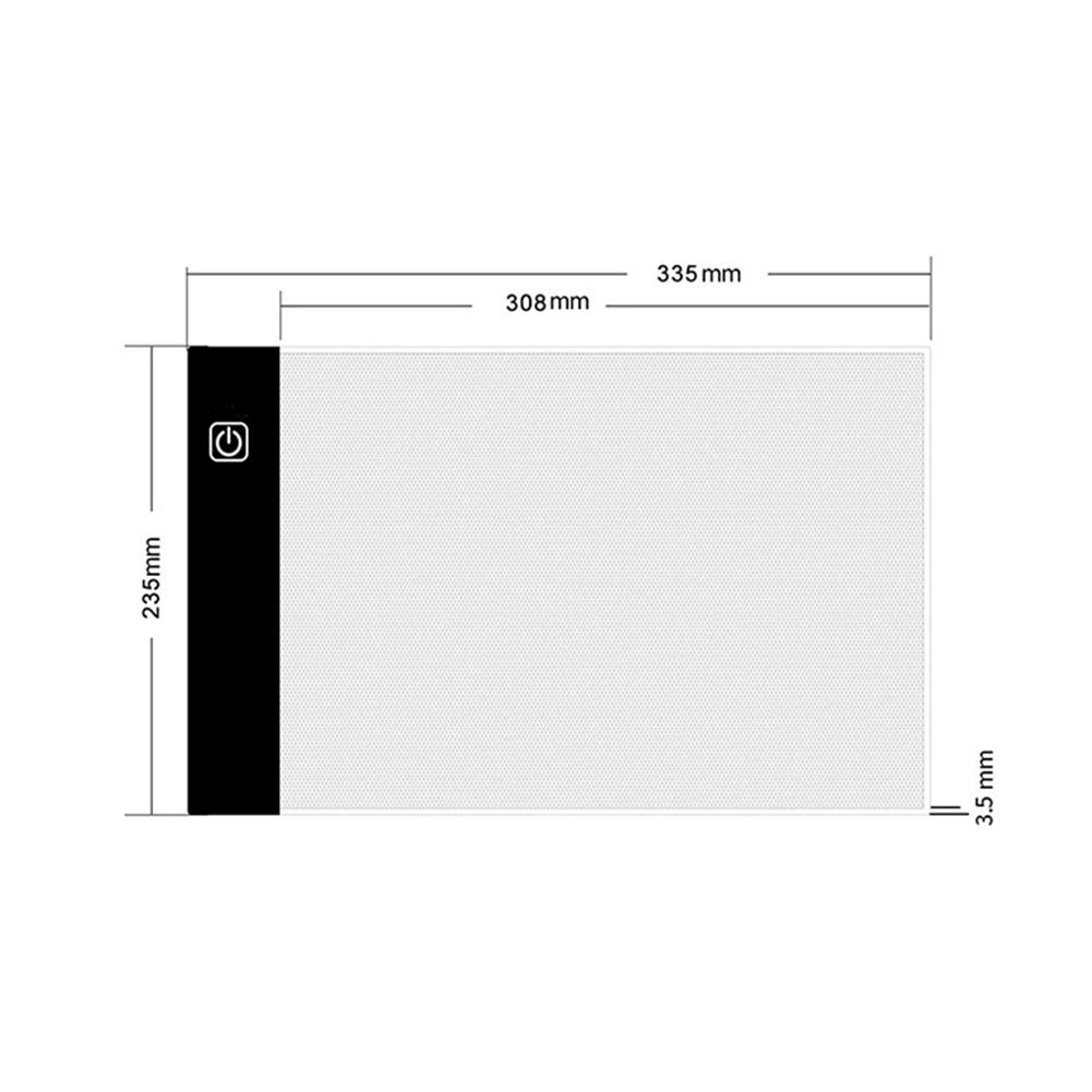 A3 A4 A5 Light Pad Kit Light Board for Accessories Diamond Art Sketching Art Light Board