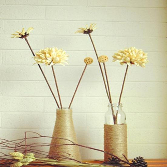 100 מטר חוט יוטה טבעי 2 מ"מ חוט מיתר קישוט חתונה מלאכות ציוד למסיבה