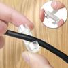 20-200pc Self Adhesive Cable Management Clip Clear Plastic Cable Clips for Cable Management TV PC USB Wire Cable Clips Organizer