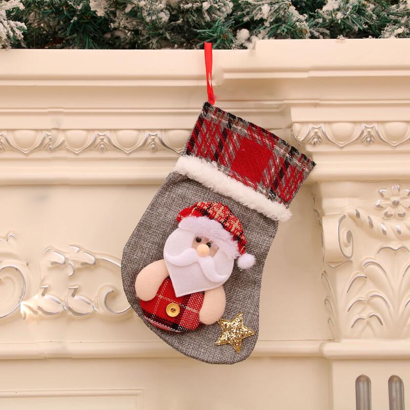 

Kappaxiong Christmas Plaid Sock Ornament Set