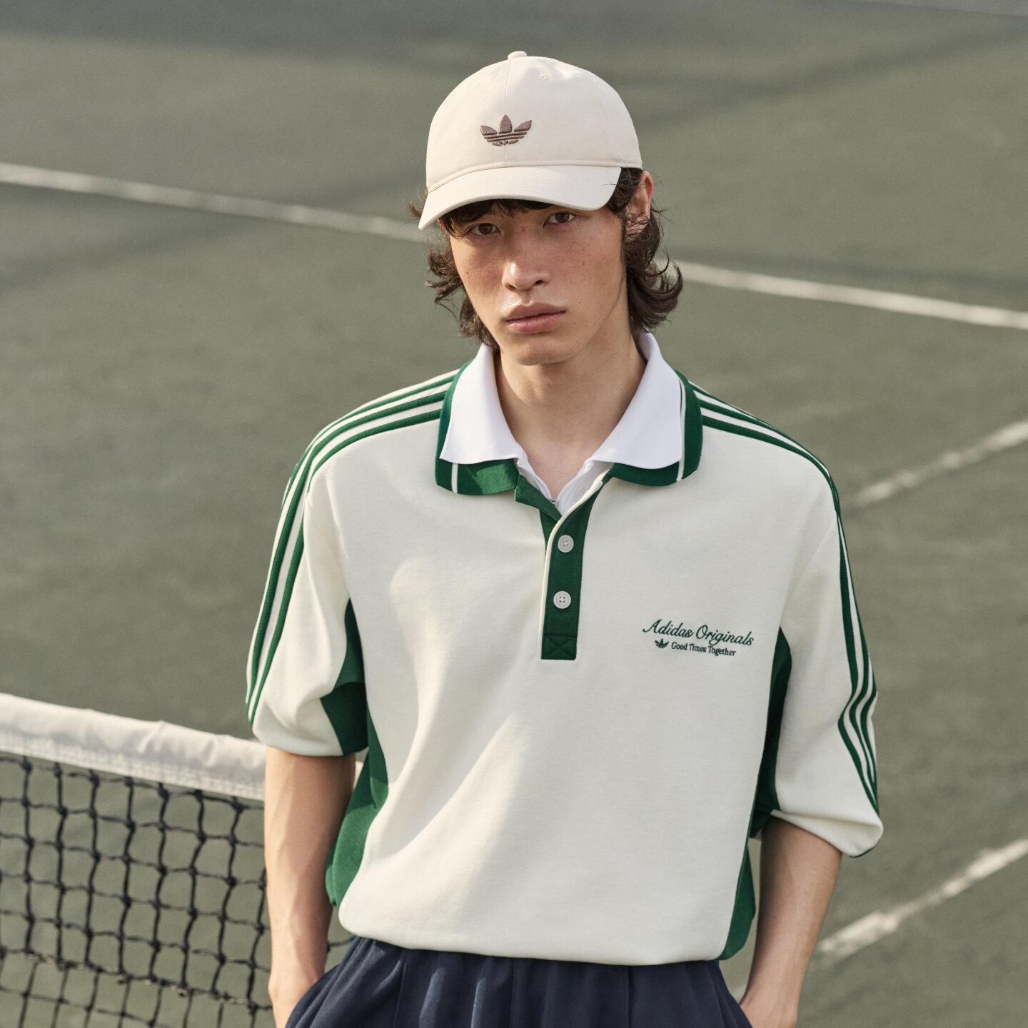 Adidas Men's Originals Polo Shirts Polo Collar Moderate Cm
