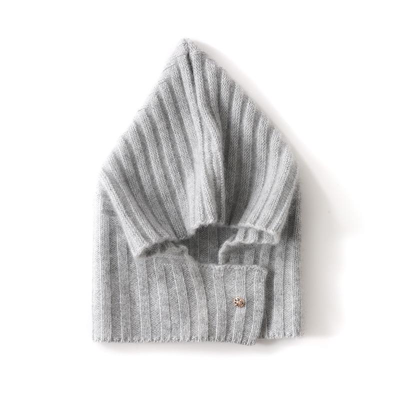 2025 Autumn/Winter Unisex Cashmere Wool Hat for All Ages - Warm, Casual Head Covering