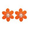 Spring Floral Raffia Earrings – European & American Style for Ladies' Parties