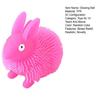 Luminous Glowing Ball Fluffy Bunny Stress Ball Soft TPR Fidget Toy with Color-Changing Lights Sensory Decompression Gadget for Kids Adults