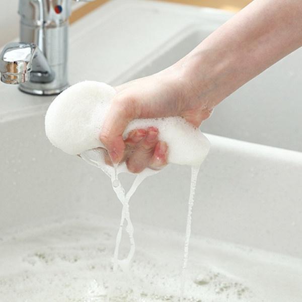 1Pc Portable Toilet Brush Multifunction Sponge Long Handle Bathtub Floor Home Cleaning Brush