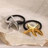 Youthway Starfish Stainless Steel Ponytail Arch Pony Cuff Waterproof Hair Bands Headband Trendy Jewelry Women