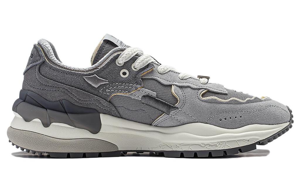 Li Ning Origin 2 Origin 2 Slip Resistant Abrasion Resistant Low top Casual Shoes Men's Brick Gray AGCT323-1
