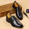New Designer Black Dress Shoes Male Spring Autumn Fashion Casual Business Shoe Male Classic Wedding Work Leather Shoes Man
