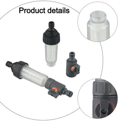 Garden Irrigation Vegetable Shed Replacement Water Filters Camping Water Filter Rotary Valve Transparent Design