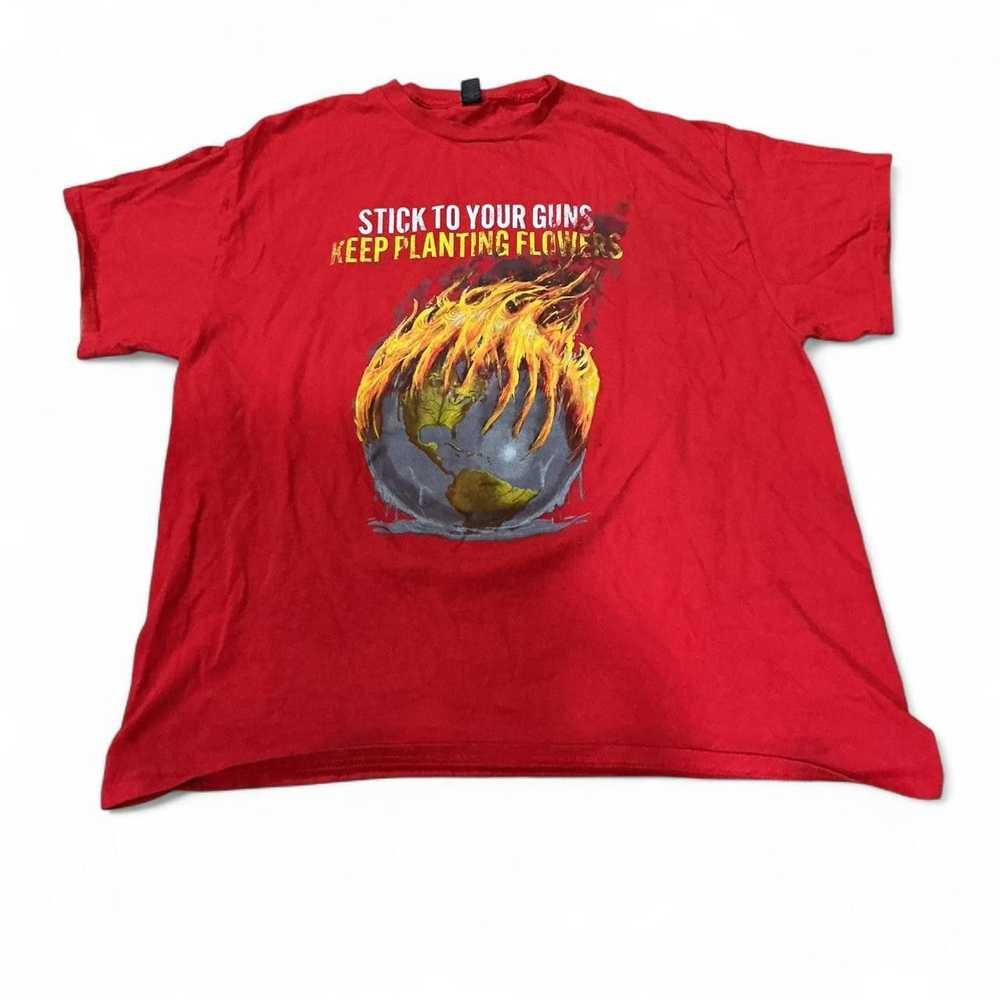 

Stick To Your Guns Keep Planting Flowers Full Sizes Short Sleeve For Men NZ1680 Unisex T-Shirt XXL