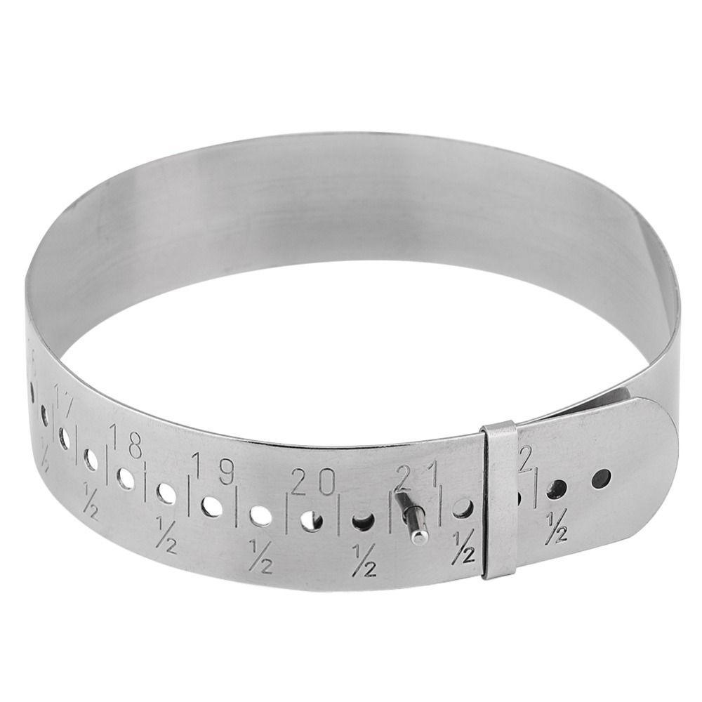 Adjustable Metal Slide Adjustable Bangle Gauge Stainless Steel Wrist Sizer  Bracelet Sizing