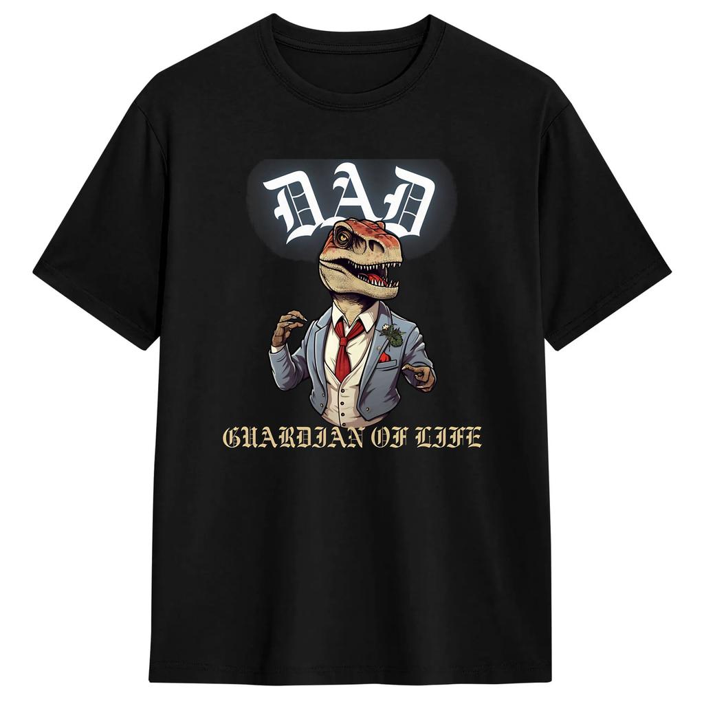 Jurassic Dad Pesca Dolore Trova un Modo Divertente Sarcastico T-shirt Scheletro Estate Harajuku T-shirt Cotone Girocollo Taglie Forti Top