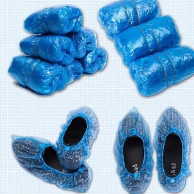 100 Pcs Waterproof Medical Boot Covers Plastic Disposable Shoe Covers Overshoes Shoe Protector Shoe Cover Water Proof Shoes