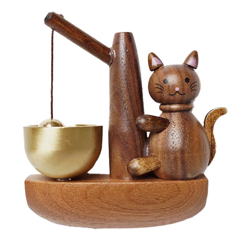 Wooden Door Bell Wind Chime, Room Decor, Garden Landscape Bell, Shopkeeper Reminder