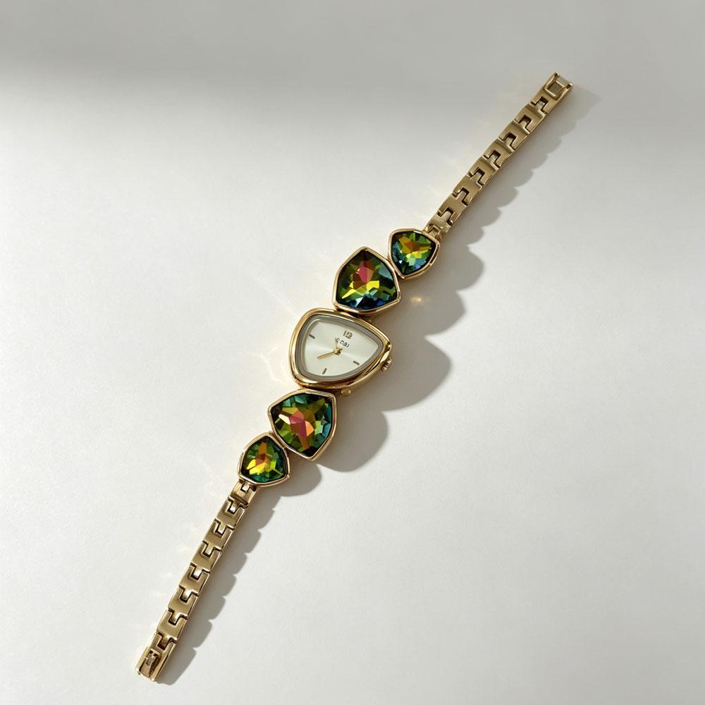 GEDI Women's Quartz Watch Niche Irregular Triangle Design Ladies Watch Fashion Watch reloj mujer