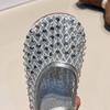 Children's Summer Sandals New Soft Bottom Kids Sandals for Girls Fashion Sequin Causal Beach Shoes Non-slip Breathable Mesh
