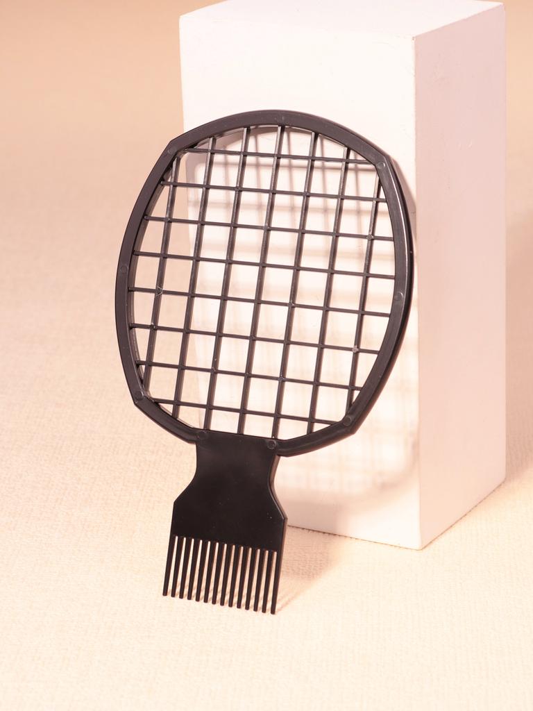 2pcs Men's African Curly Hair Tool Set, Stainless Steel Comb and Heat-resistant Perm Tool Special for Real Hair Wigs