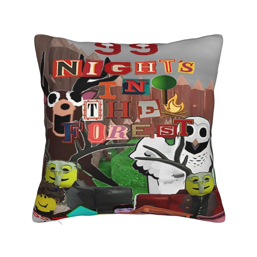 Trendy Bedroom 99 Nights In The Forests Decoration Pillowcases Accessories Video Games Pillow Cover Square Multiple Sizes
