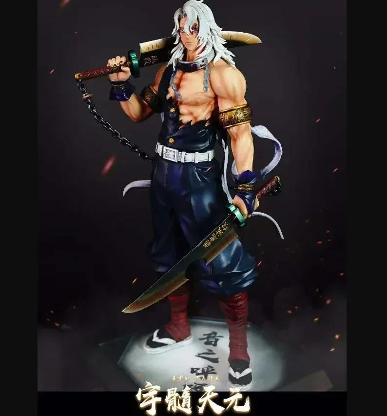 30cm  Figure Himejima Gyoumei Figure Tomiokagiyuu Action Hantengu Akaza Figures Statue Model Toy