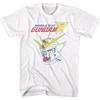 Mobile Suit Gundam Wing Anime Japanese Men's Short Sleeve T Shirt Graphic Tees