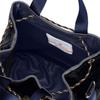 ASSOB Water Proof Suede Drawstring Shoulder Bag, Navy