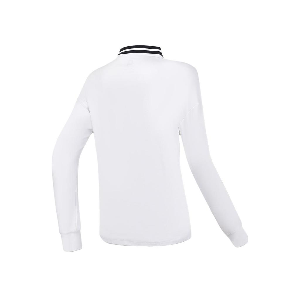 New FILA Polo Shirt Women's Standard White A11W333202FWT