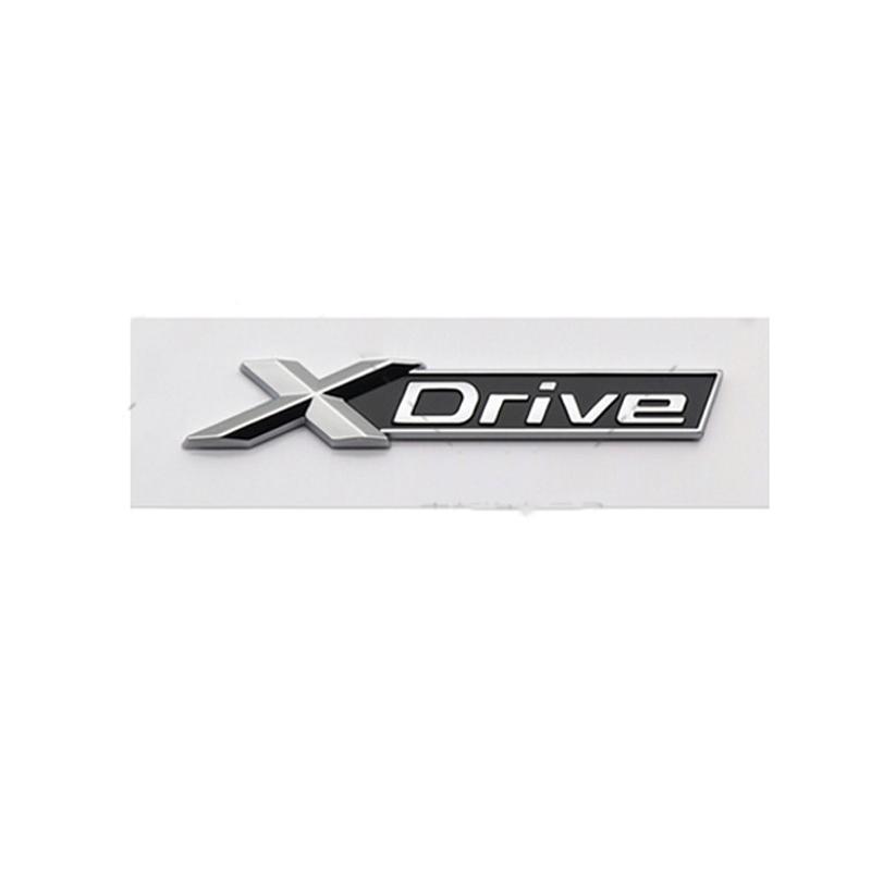 11.1x1.7cm ABS Car Fender Side Emblem Rear Trunk Badge Sticker For BMW XDRIVE SDRIVE E21 E30 E36 E46 E90 F30 G20 G30 G31 G60