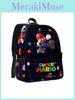 Super Mario Cartoon Backpack With Waterproof Material For School And Daily Use