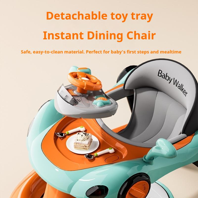 Multifunctional Baby Walker, Baby, Anti-o-legs, Adjustable Height, Walker, Four-in-one, Foldable
