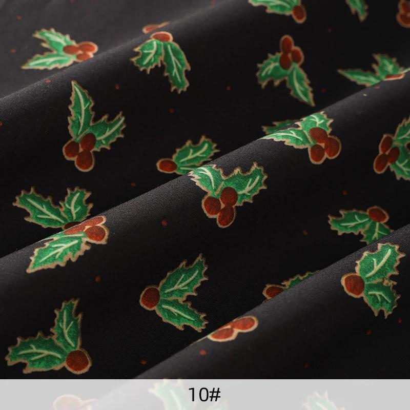 0.5m/1m/5m Gingerbread Man Print Christmas Style Fabric For Sewing Tablecloths Sofa Pillowcase Christmas Decoration DIY Fabrics