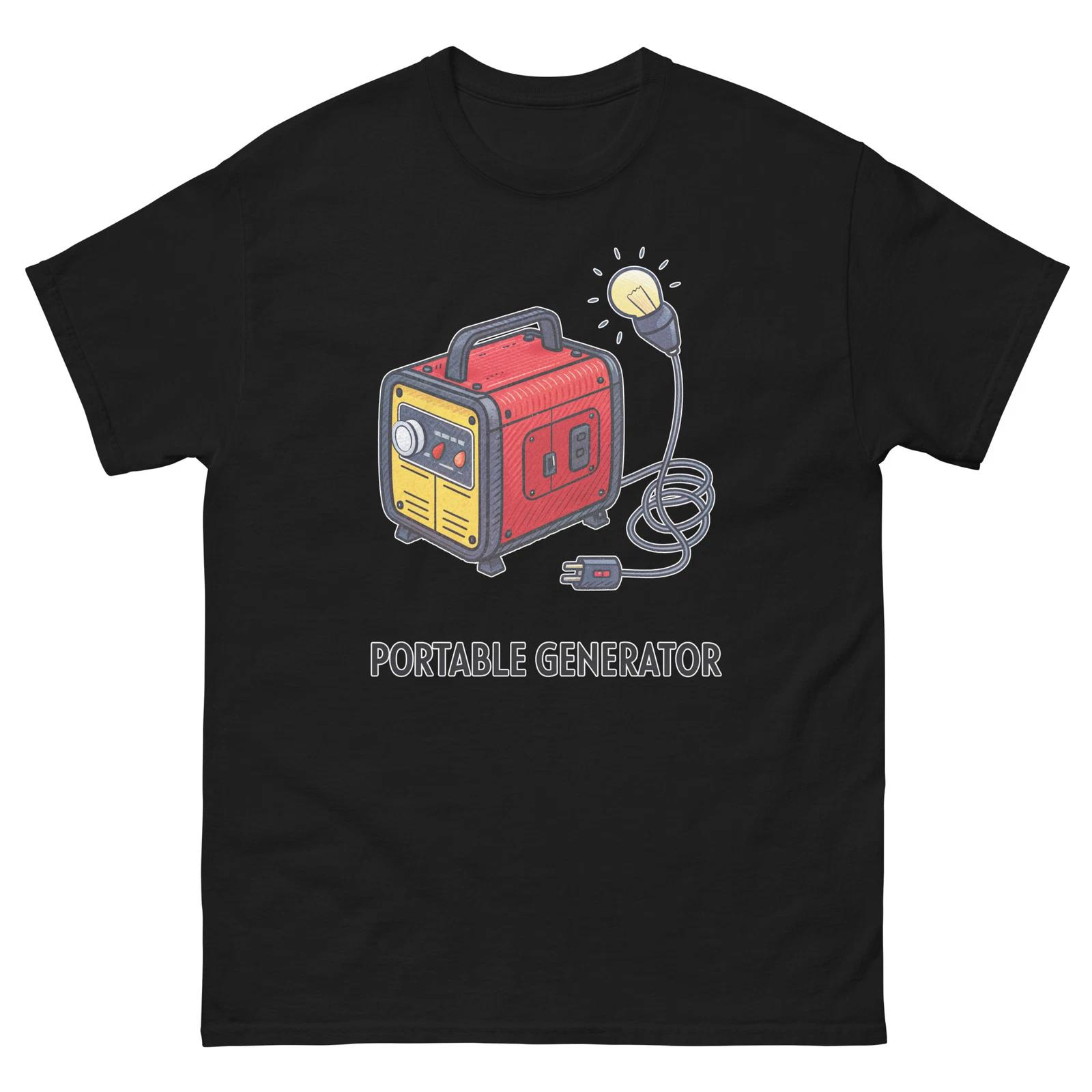 Portable Generator Home Appliance Electronics T-Shirt M