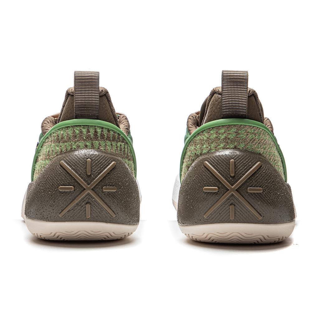 Li Ning All City 12 Encore Basketball Shoes Men sneaker Stone-Moss-Green ABAU051-3