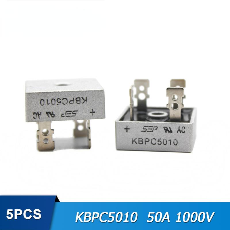 5PCS Diode Bridge Rectifier KBPC5010 KBPC1010 KBPC1510 KBPC2510 KBPC3510 Rectifiers 10A 15A 25A 35A 50A