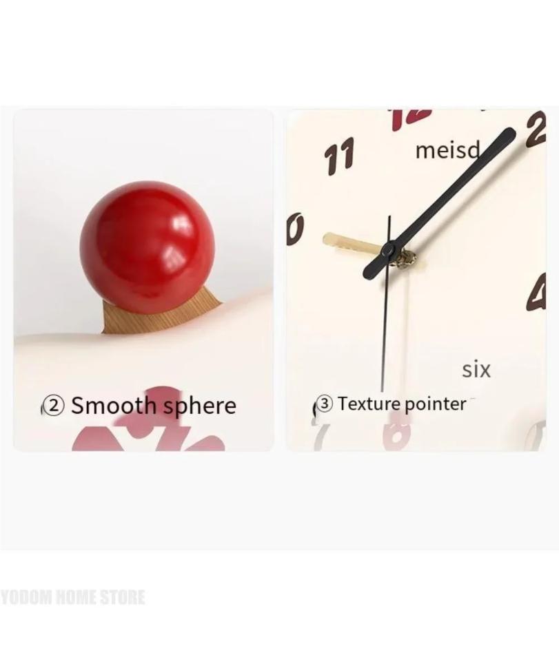 Premium Luxury Fashion Wall Clock - Unique Cute Design, Elegant Home Decor Reloj De Pared for Living Room Bedroom