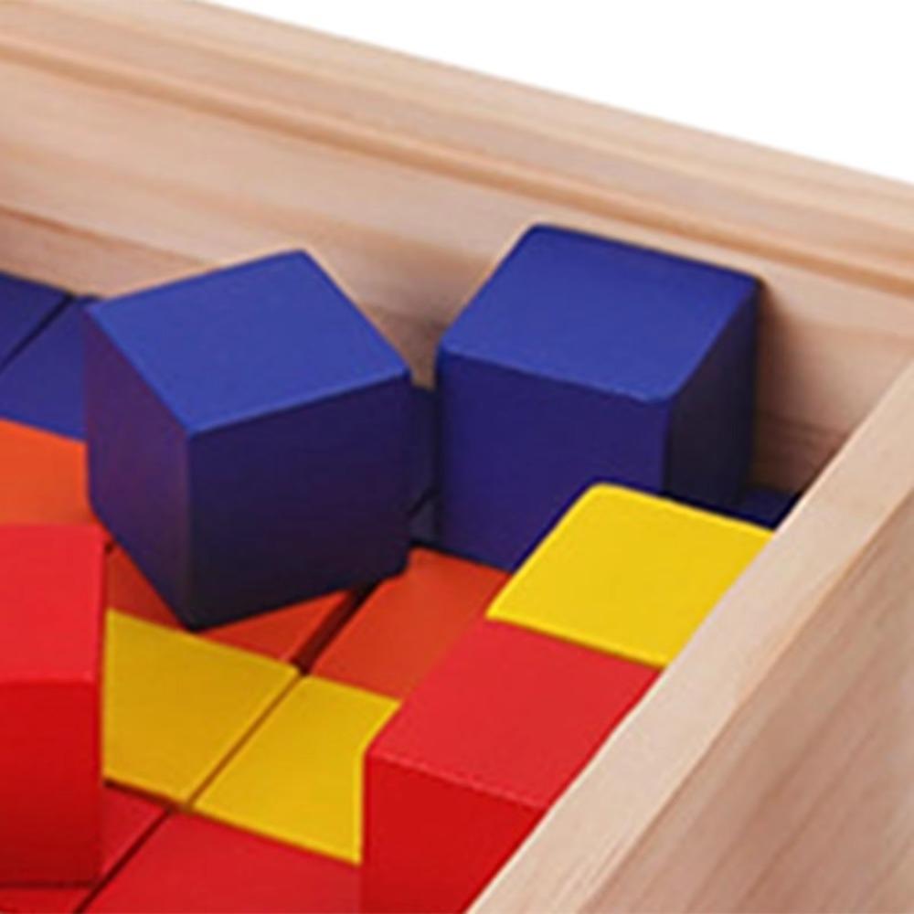 3D Wooden Puzzle Wooden Material Brain Development Toy Creative Educational Toy  Kids Play