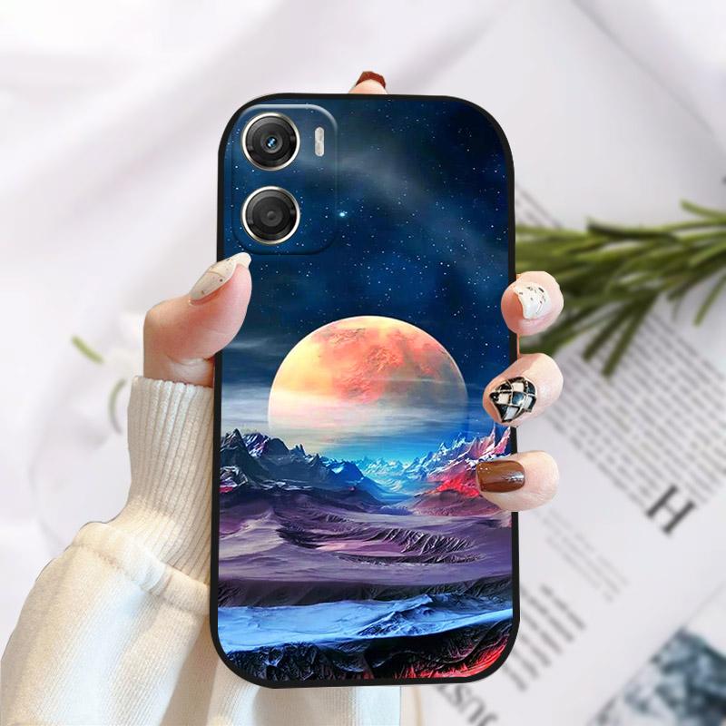 For Motorola Moto G06 /G06 Power Phone Case Stylish Painted Back Bumper For MotoG06 Power Cover Soft TPU Silicone Funda Coque