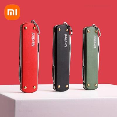 Mini Couteau EDC NexTool Outil Multifonction Ciseaux Pliants Tournevis Couteau de Poche Coupeur d'Extérieur Portable Outils de Réparation Polyvalents