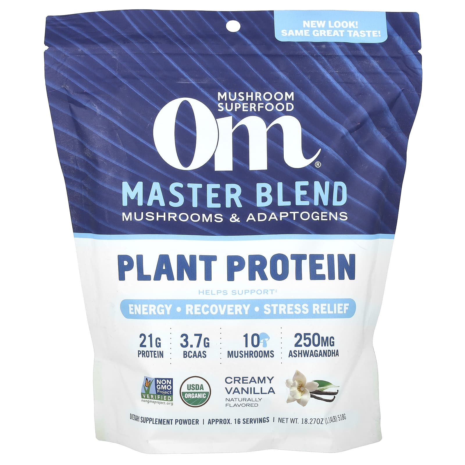 

Master Blend Vegetable Protein, Creamy Vanilla, 518G (1.14Lbs)