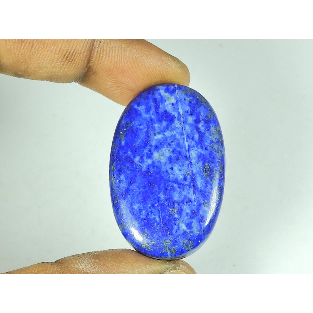 25X39X05 MM Natural Lapis Lazuli Oval Shape Cabochon Loose Gemstone 72Cts. SY-536