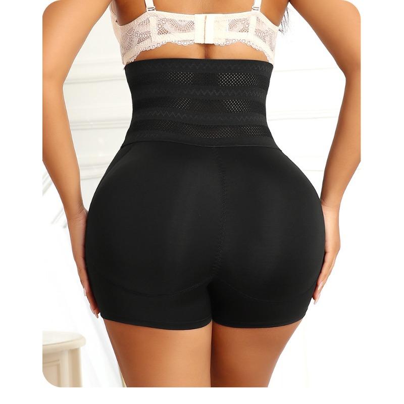 High Waist Hook And Eye Tummy Control Shaper Shorts